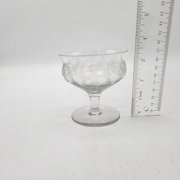 Antique Central Glass Thistle Pattern Glasses - Picture 5 of 5